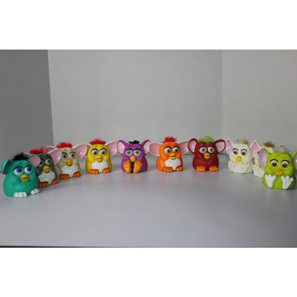 FURBY Figurines McDonald’s Happy Meal Toys 1998 Lot of 10 Vintage (900) - Picture 1 of 4